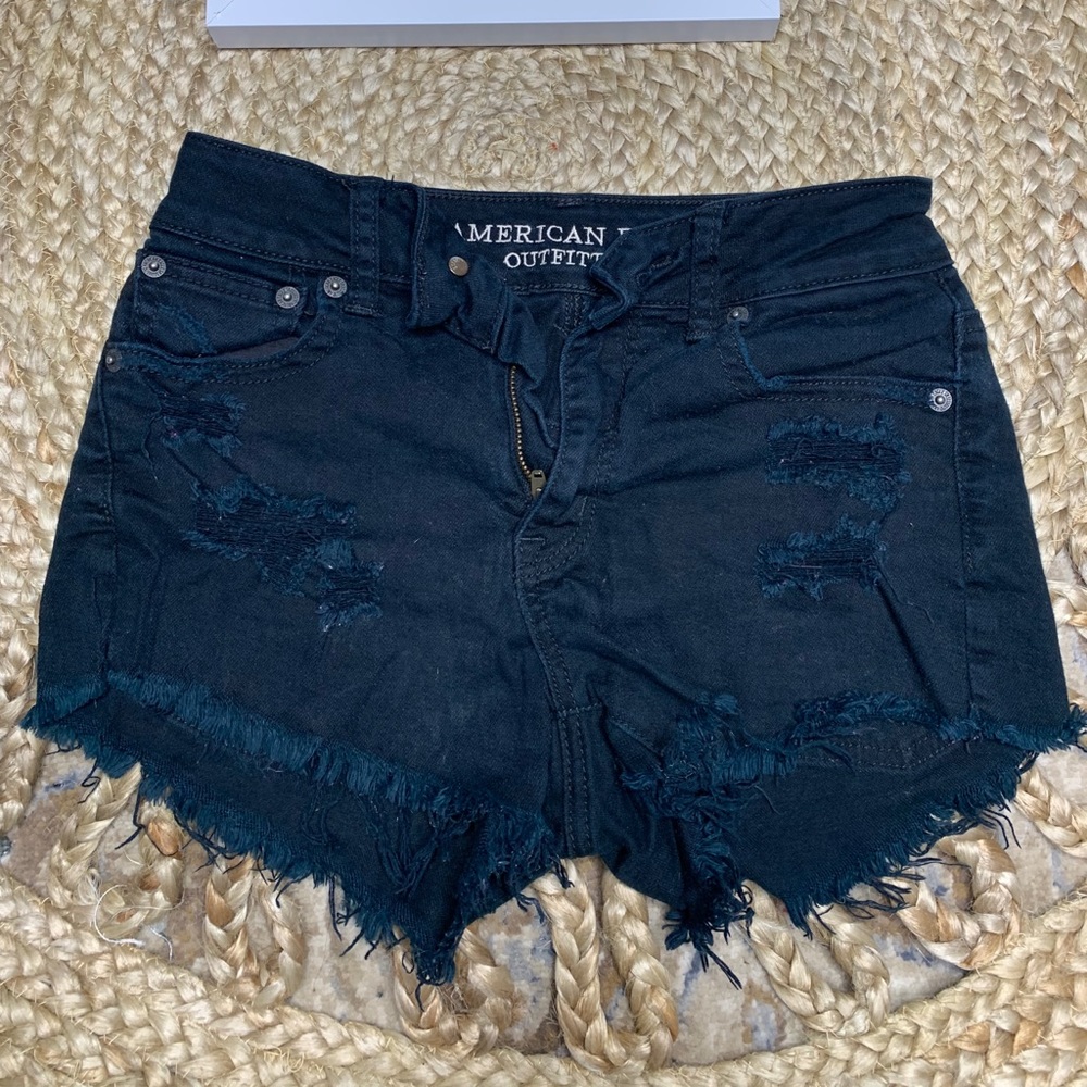Distressed shorts